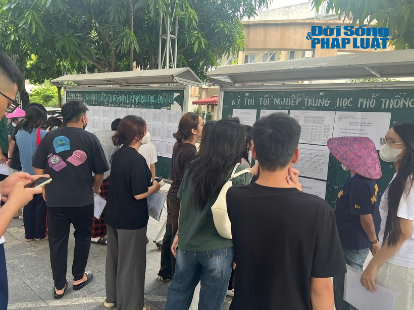 Thí sinh tham dự kỳ thi tốt nghiệp THPT 2026 ở Hà Nội. Ảnh: Lê Liên.