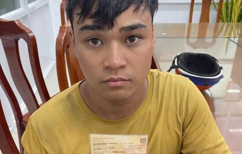 Nghi phạm bị bắt sau 6 giờ gây án. Ảnh: Thanh Niên