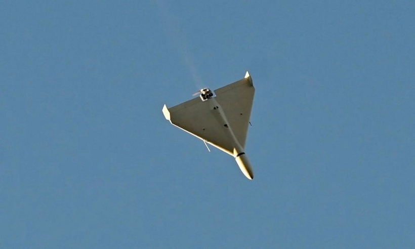 Một UAV Geran của Nga mà Ukraine gọi là Shahed. Ảnh: Reuters