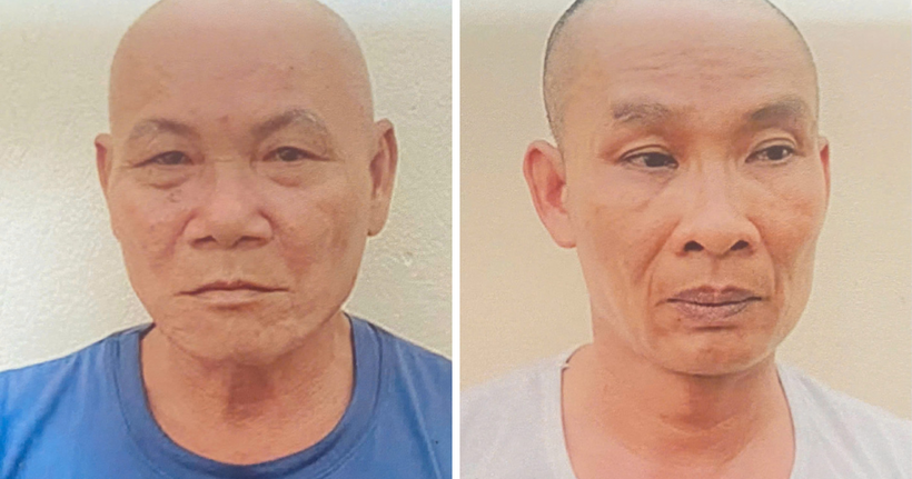 2 đối tượng Nguyễn Văn Thắng và Nguyễn Thành Võ. (Ảnh: Công an Quảng Ninh)