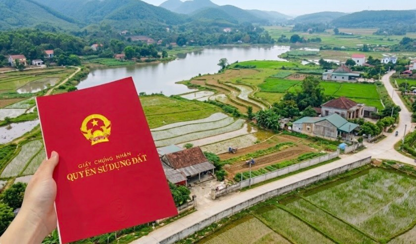 Giấy tờ chứng minh đã nộp tiền sử dụng đất. (Ảnh minh họa: Lao động)