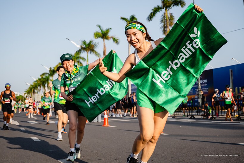 Herbalife đồng hành cùng hệ thống VnExpress Marathon lan tỏa thông điệp sống khỏe mạnh, năng động và hạnh phúc hơn