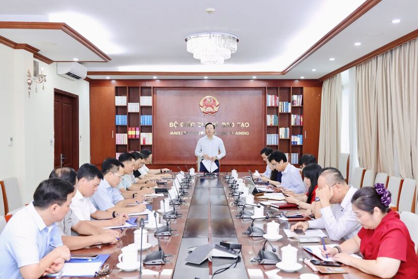 Quang cảnh buổi làm việc. Ảnh: MOET