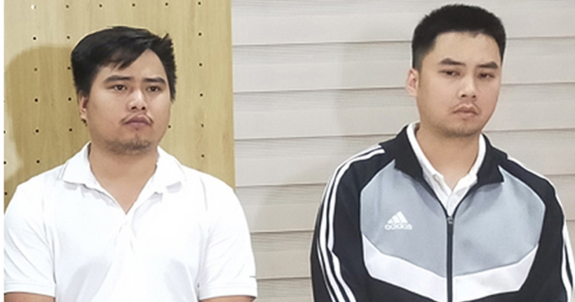 2 đối tượng Đào Văn Minh và đào Văn Cảnh. (Ảnh: Công an Thanh Hóa)