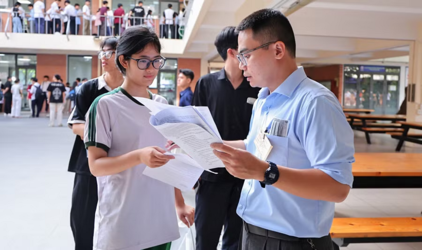 Thí sinh tham dự kỳ thi đánh giá năng lực do Đại học Quốc gia TP.HCM tổ chức, tháng 4/2026. Ảnh: Giáo dục & Thời đại
