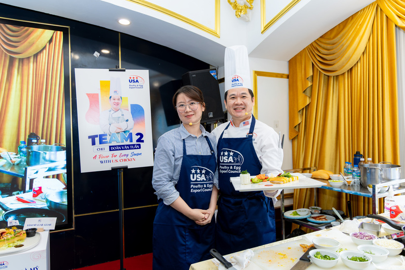 Chef Doãn Văn Tuấn và Mai Trang