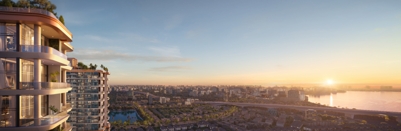 Rivea Residences kết nối linh hoạt lõi di sản với những trục phát triển mới của Hà Nội (ảnh: Meygroup)