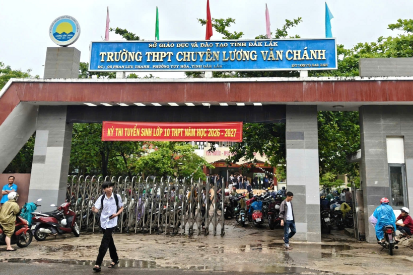 Trường THPT Chuyên Lương Văn Chánh. Ảnh: VL/Vietnamnet
