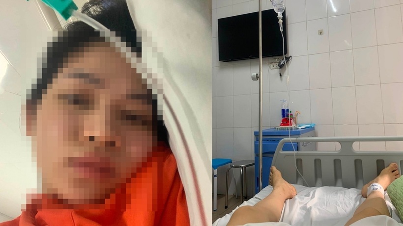 Hiện tại chị M. vẫn điều trị phục hồi chức năng tại bệnh viện tuyến tỉnh. Ảnh: NVCC