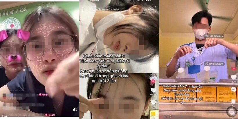 Nhiều tài khoản được cho là sinh viên khoa Y có những phát ngôn thiếu chuẩn mực trên mạng xã hội. Ảnh chụp màn hình