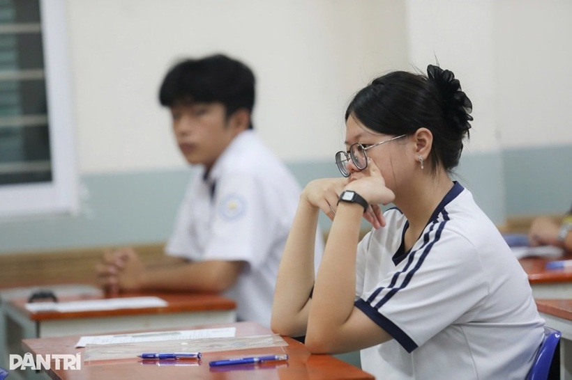 Thí sinh thi tốt nghiệp THPT 2026. Ảnh: Phương Quyên/Dân trí