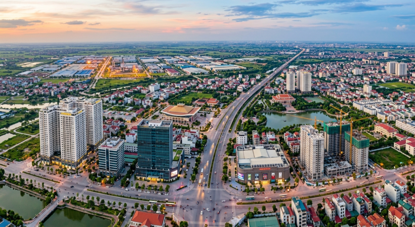 Tỉnh Bắc Ninh quyết tâm cán đích đô thị loại I. Ảnh: Cổng thông tin điện tử Bắc Ninh