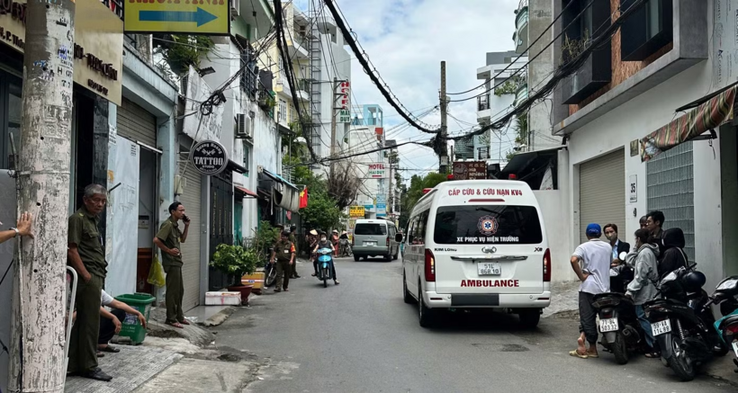 Lực lượng chức năng có mặt tại hiện trường. (Ảnh: Tiền phong)