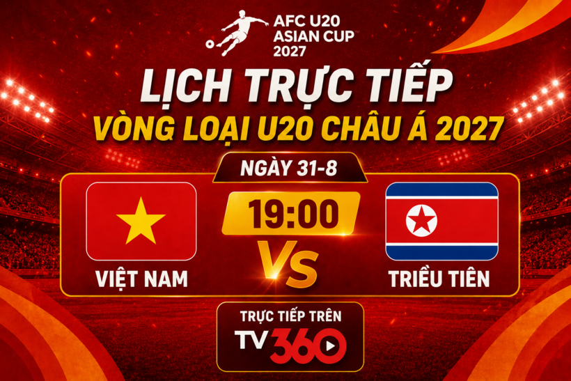 Lịch trực tiếp vòng loại U20 châu Á 2027: Việt Nam đấu Triều Tiên - Đồ họa: H.DƯ