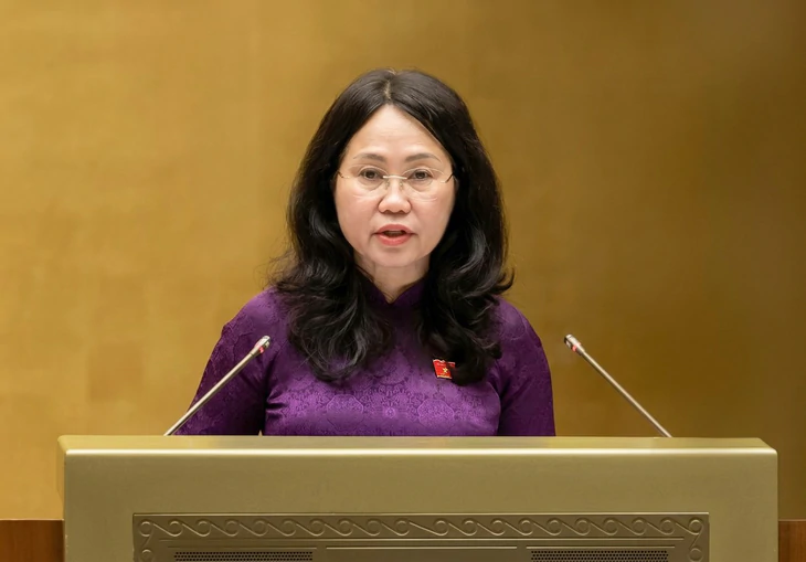 Bộ trưởng Bộ Văn hóa, Thể thao và Du lịch Lâm Thị Phương Thanh - Ảnh: GIA HÂN/Tuổi Trẻ