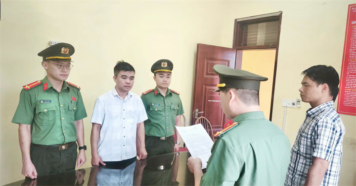 Bị can Nguyễn Văn Năm. (Ảnh: Công an Tuyên Quang)