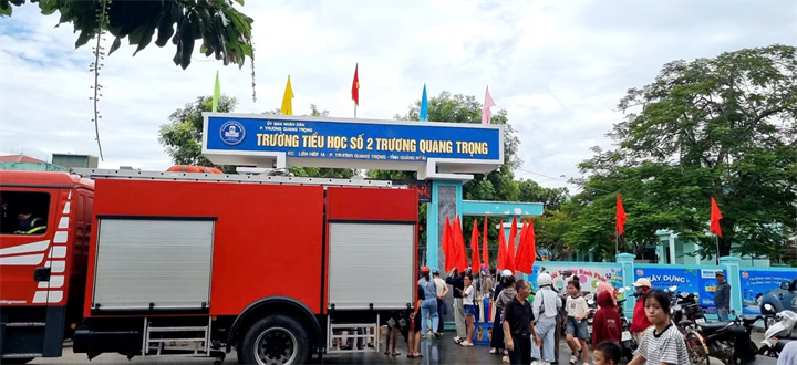 Trường Tiểu học Trương Quang Trọng (phường Trương Quang Trọng, tỉnh Quảng Ngãi), nơi xảy ra sự việc. Ảnh: Tiền phong