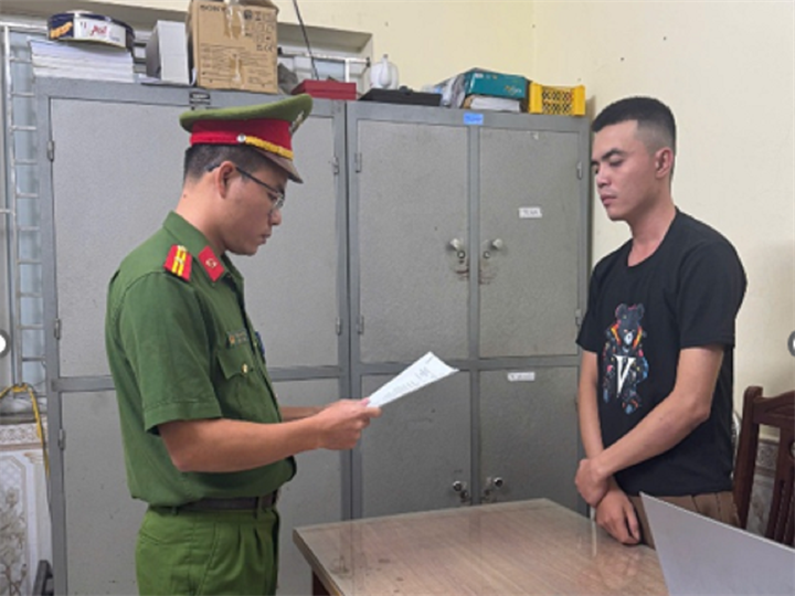 Cơ quan Cảnh sát điều tra Công an tỉnh Hưng Yên khởi tố Bùi Đức Hạnh về tội cố ý gây thương tích. Ảnh: Công an tỉnh Hưng Yên