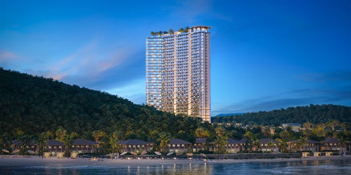 Địa thế “lưng tựa Núi Tiên, mặt nghênh Vịnh Ngọc” kết hợp cùng kiến trúc Waverly giúp hơn 90% căn hộ sở hữu tầm nhìn hướng biển hoặc view mở. (nguồn: KDI Group)