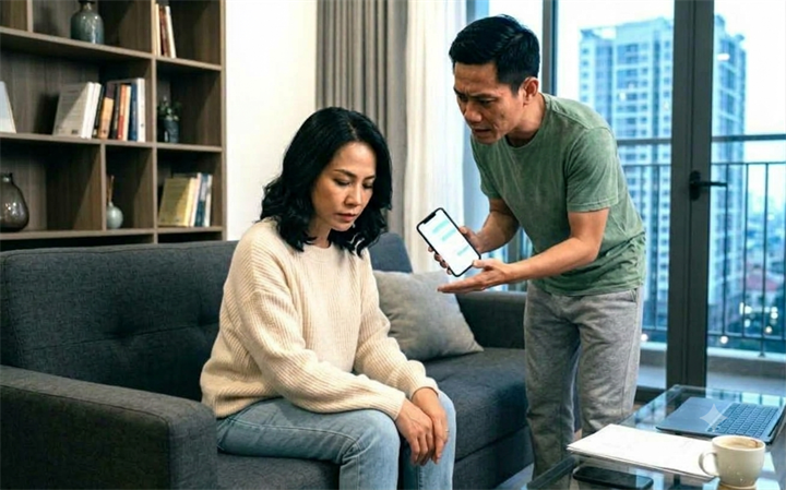 Vợ đổi ảnh đại diện, chồng lập tức nghi ngoại tình. Ảnh minh họa/AI