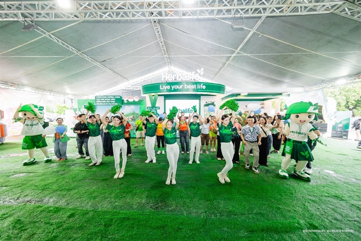 Không khí sôi động tại khu vực Expo.Nguồn ảnh Herbalife Việt Nam