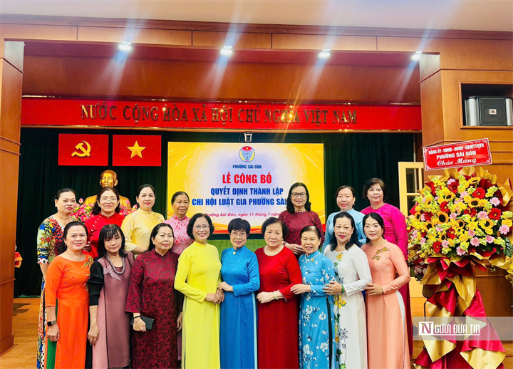 Lễ Quyết định thành lập Chi hội Luật gia phường Sài Gòn (Tp.HCM).