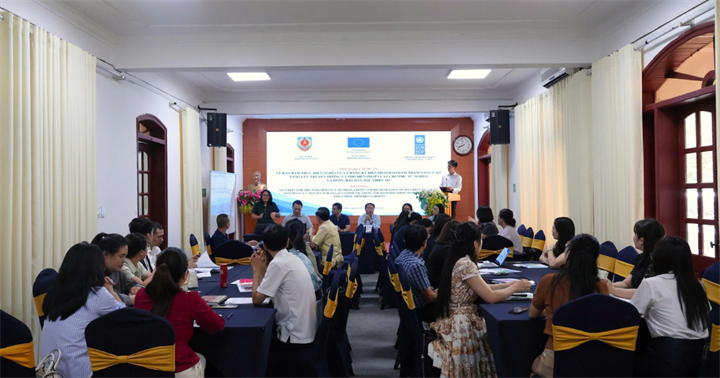 Toàn cảnh buổi tập huấn.