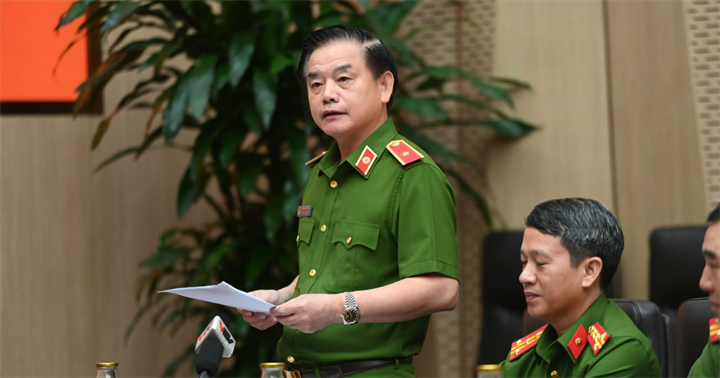 Thiếu tướng Trần Văn Toản, Phó Chánh Văn phòng Cơ quan Cảnh sát điều tra Bộ Công an. (Ảnh: H.N)