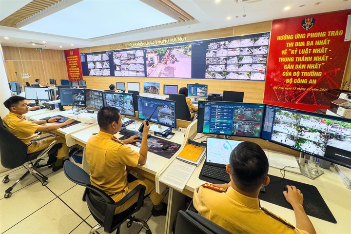 Trung tâm điều khiển giao thông, nơi liên kết dữ liệu của gần 5.000 camera AI.