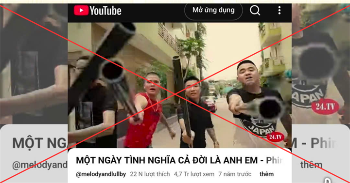 "Một ngày tình nghĩa, cả đời là anh em" có hơn 4,7 triệu lượt xem. (Ảnh: ANLC)