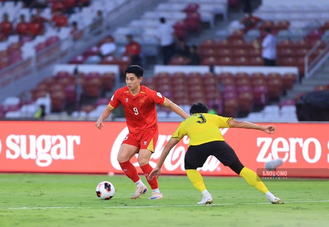 Tuyển Việt Nam vẫn bảo toàn thứ hạng trên bảng xếp hạng FIFA. Ảnh: Tử Bình/Lao động