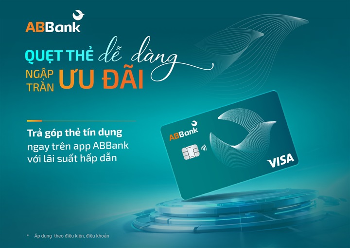 Tính năng trả góp giúp chủ thẻ ABBank linh hoạt hơn với những khoản chi có giá trị lớn