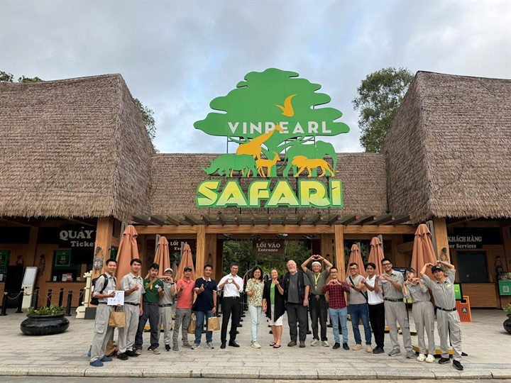Các chương trình đào tạo, tập huấn thường xuyên được tổ chức tại Vinpearl Safari. Nguồn ảnh Vingroup