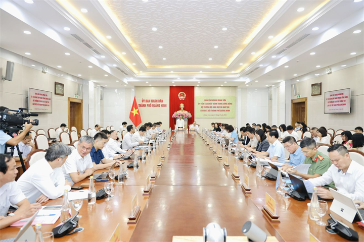 Quang cảnh buổi làm việc. Ảnh: MOET