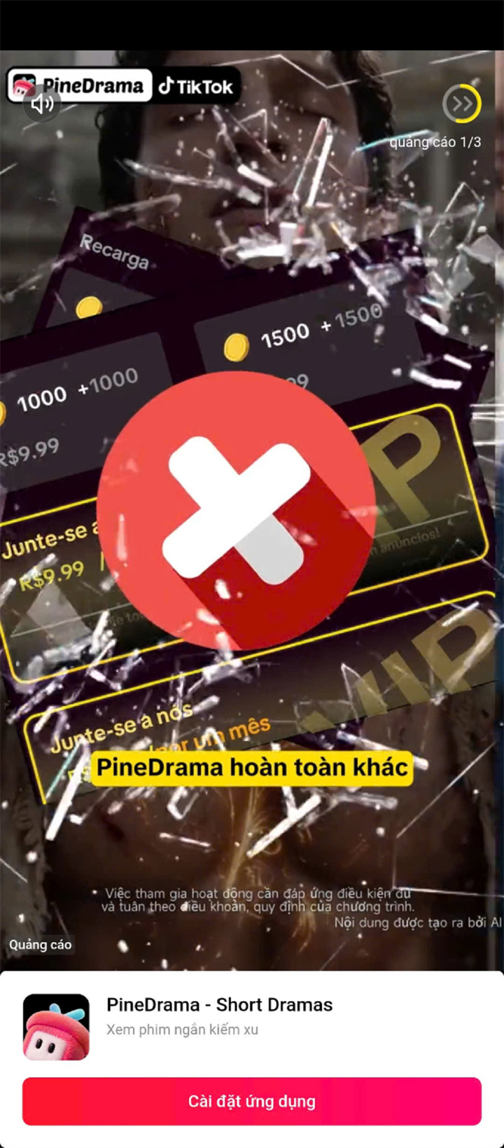 Ảnh cảnh báo từ Công an Thành phố Cần Thơ.