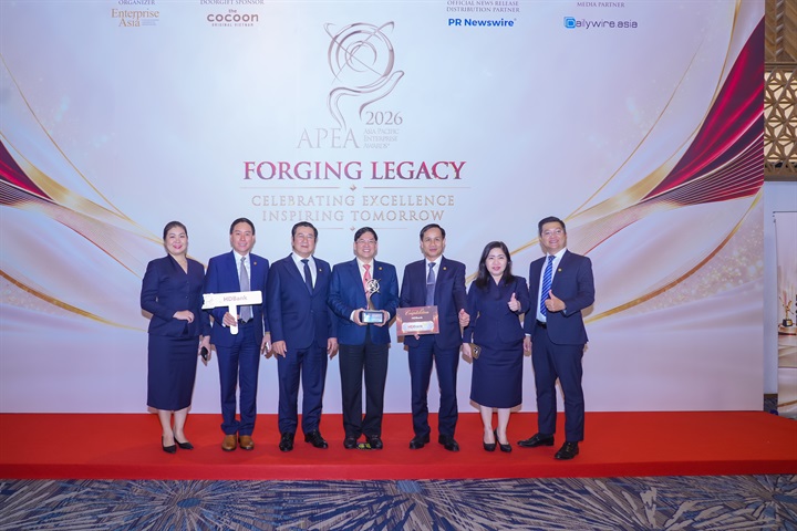 Những ghi nhận tại APEA 2026 tiếp thêm động lực để tập thể HDBank củng cố nền tảng quản trị, tạo giá trị lâu dài cho khách hàng, cổ đông và cộng đồng, góp phần nâng cao vị thế ngân hàng Việt Nam trong khu vực. Nguồn ảnh HDBank