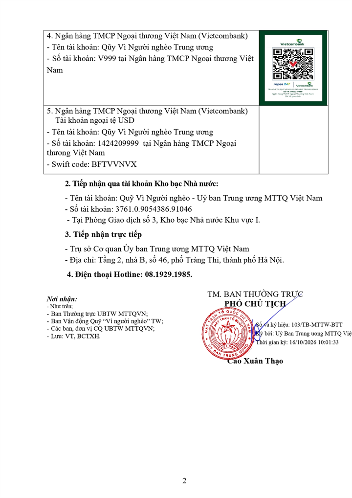 Chủ tịch Ủy ban Trung ương MTTQ Việt Nam gửi thư kêu gọi ủng hộ, giúp đỡ người nghèo - 4