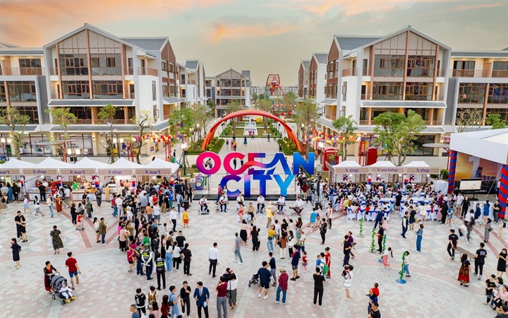 Ocean City mở ra đời sống đô thị đa sắc màu, nơi mỗi ngày đều có thêm cơ hội trải nghiệm và kết nối. Nguồn ảnh Vingroup