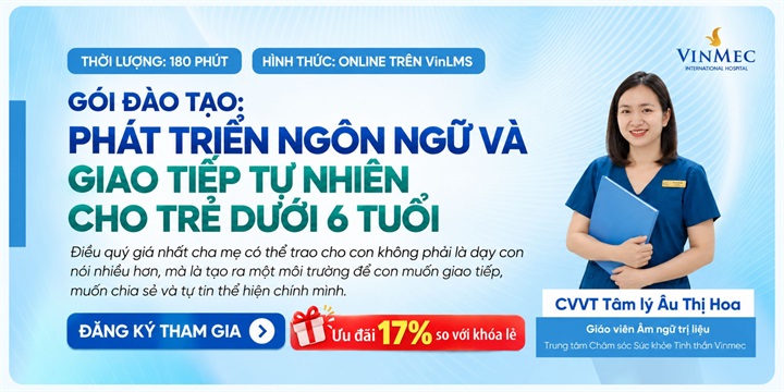 Gói đào tạo đầu tiên trên nền tảng học trực tuyến IMHC+ dành riêng cho trẻ dưới 6 tuổi, với sự đồng hành từ chuyên gia từ Trung tâm Sức khỏe Tinh thần tích hợp Vinmec. (Ảnh: Vinmec)