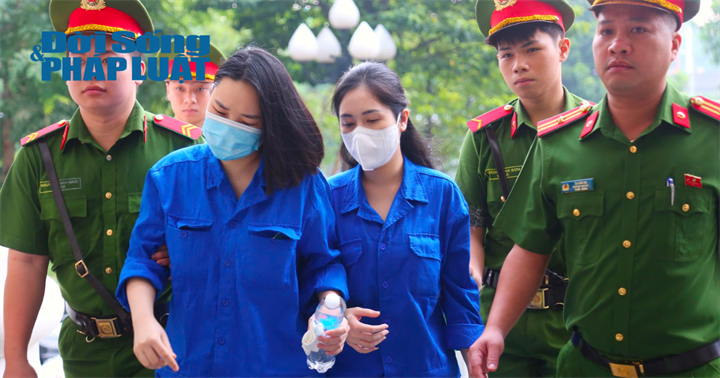 Một số bị cáo trong vụ án.