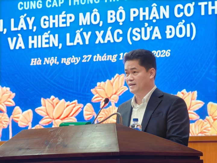 Thứ trưởng Thường trực Bộ Y tế Vũ Mạnh Hà. Ảnh: Tuấn Dũng