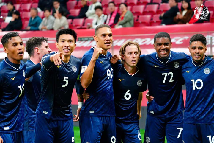 Cầu thủ CLB Công an Hà Nội mừng chiến thắng 3-2 trước Shanghai Port ở lượt ba vòng phân hạng AFC Champions League Elite 2026-2027. Ảnh: Công an Hà Nội FC