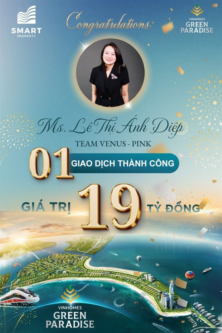 Rẽ hướng sang bất động sản ở tuổi 36, chị Ánh Diệp từng bước vượt qua áp lực sinh kế ban đầu để xây dựng sự nghiệp vững chắc nhờ chọn đúng bệ phóng đại lý chuyên nghiệp. Ảnh Vinhomes