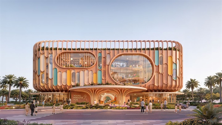 Young Paradise Hub cùng hệ thống trường học sẽ mang lại môi trường học tập chất lượng ngay gần nhà cho con trẻ. Ảnh: Vingroup