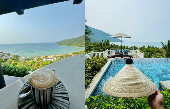 Vợ chồng Lâm Chí Dĩnh du lịch Đà Nẵng, khoe loạt ảnh check-in sang chảnh trong nhóm chat triệu fan - Ảnh 4.