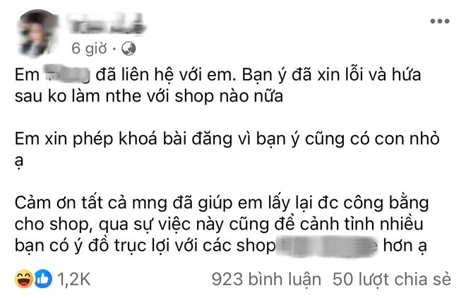 Vụ hoàn bikini đã mặc sau 1 tuần với vệt ố vàng hot nhất MXH: Nữ chính xin lỗi, chủ shop được sàn TMĐT hỗ trợ - Ảnh 2. Vụ hoàn bikini đã mặc sau 1 tuần với vệt ố vàng hot nhất MXH: Nữ chính xin lỗi, chủ shop được sàn TMĐT hỗ trợ - Ảnh 2.