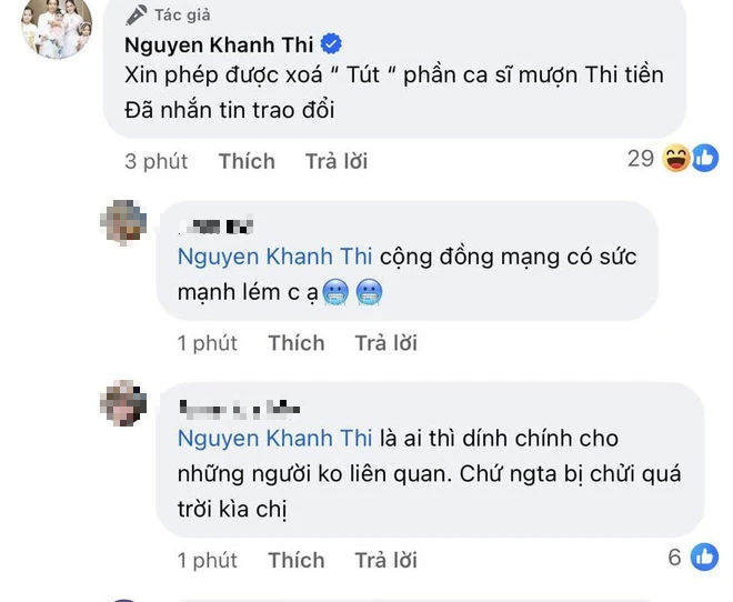 Dân mạng chỉ trích Khánh Thi vì bóng gió chuyện nợ nần, vì sao không đính chính trực tiếp cho Thủy Tiên? - Ảnh 4. Dân mạng chỉ trích Khánh Thi vì bóng gió chuyện nợ nần, vì sao không đính chính trực tiếp cho Thủy Tiên? - Ảnh 4.