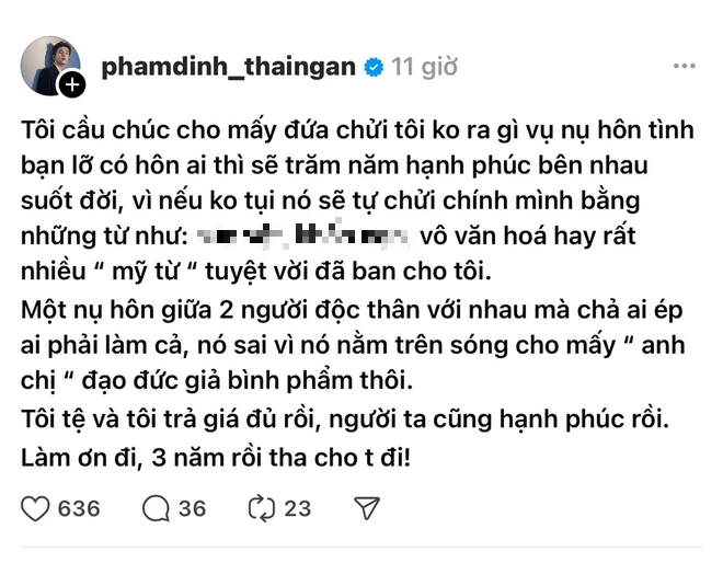 Anh Trai nhóm 10/10 bức xúc khi bị gợi lại scandal nụ hôn tình bạn: Tôi tệ và trả giá đủ rồi, 3 năm rồi tha cho tôi đi! - Ảnh 1.