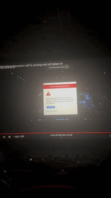 Sự kiện ra mắt sản phẩm mới của Samsung gặp lỗi hi hữu khiến người xem đứng hình, cộng đồng bàn tán xôn xao! - Ảnh 2. Sự kiện ra mắt sản phẩm mới của Samsung gặp lỗi hi hữu khiến người xem đứng hình, cộng đồng bàn tán xôn xao! - Ảnh 2.