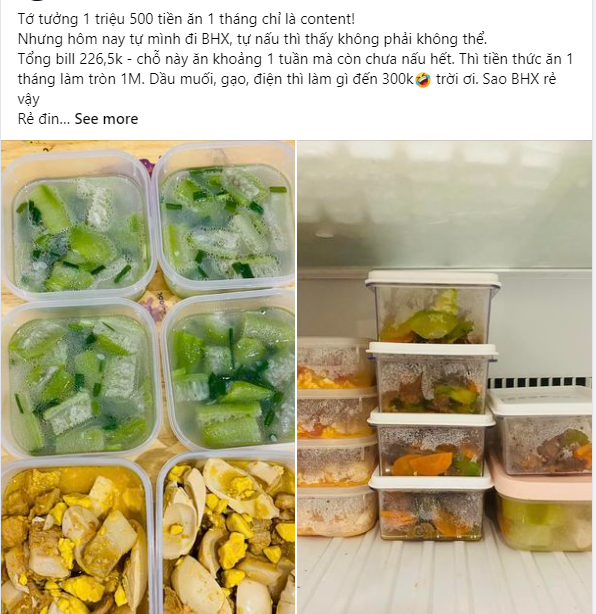 Cô gái gây sốc với kế hoạch chi tiêu 1,3 triệu tiền ăn/tháng: Tưởng được khen nhưng lại nhận bão chỉ trích vì điều này - Ảnh 1. Cô gái gây sốc với kế hoạch chi tiêu 1,3 triệu tiền ăn/tháng: Tưởng được khen nhưng lại nhận bão chỉ trích vì điều này - Ảnh 1.